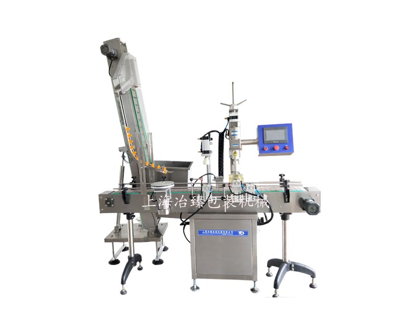 自动上盖、压旋盖流水线